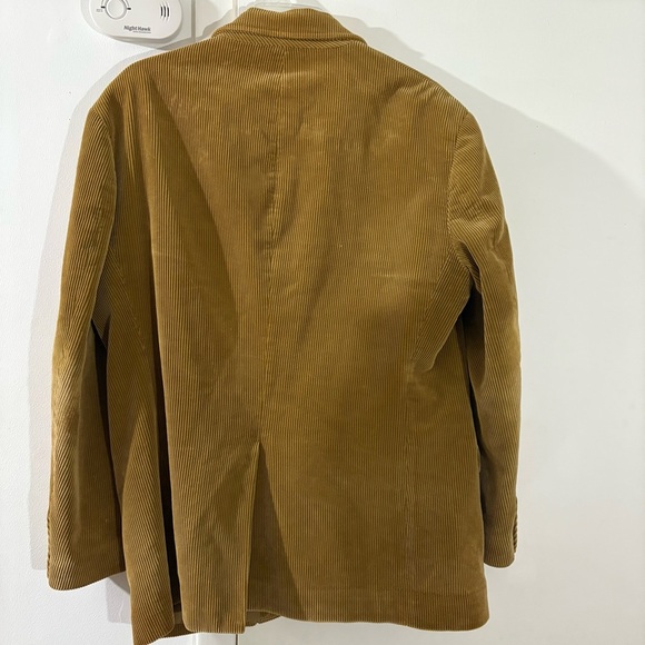 Vtg Polo Ralph Lauren Brown Corduroy Sport Coat Blazer Mens XL Preppy Cotton - Picture 3 of 16